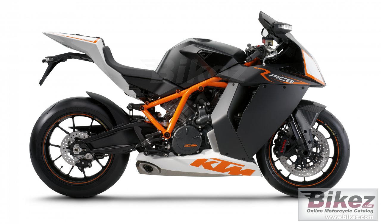 Big KTM 1190 rc8 r picture and wallpaper from Bikez.com